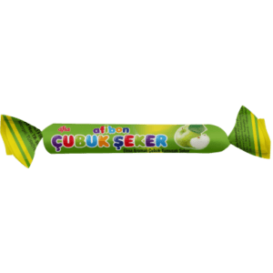 afia çubuk şeker elmalı