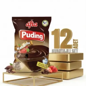 afia kakaolu puding 12 li avantaj paketi