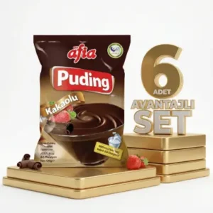 afia kakaolu puding avantaj paketi 6 lı set
