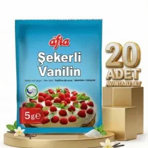 AFİA ŞEKERLİ VANİLİN 20 Lİ PAKET