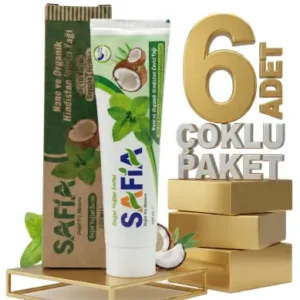 SAFİA  DİŞ MACUNU NANELİ 6 LI PAKET